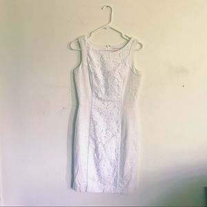 Lilly Pulitzer Lace Shift Dress in White